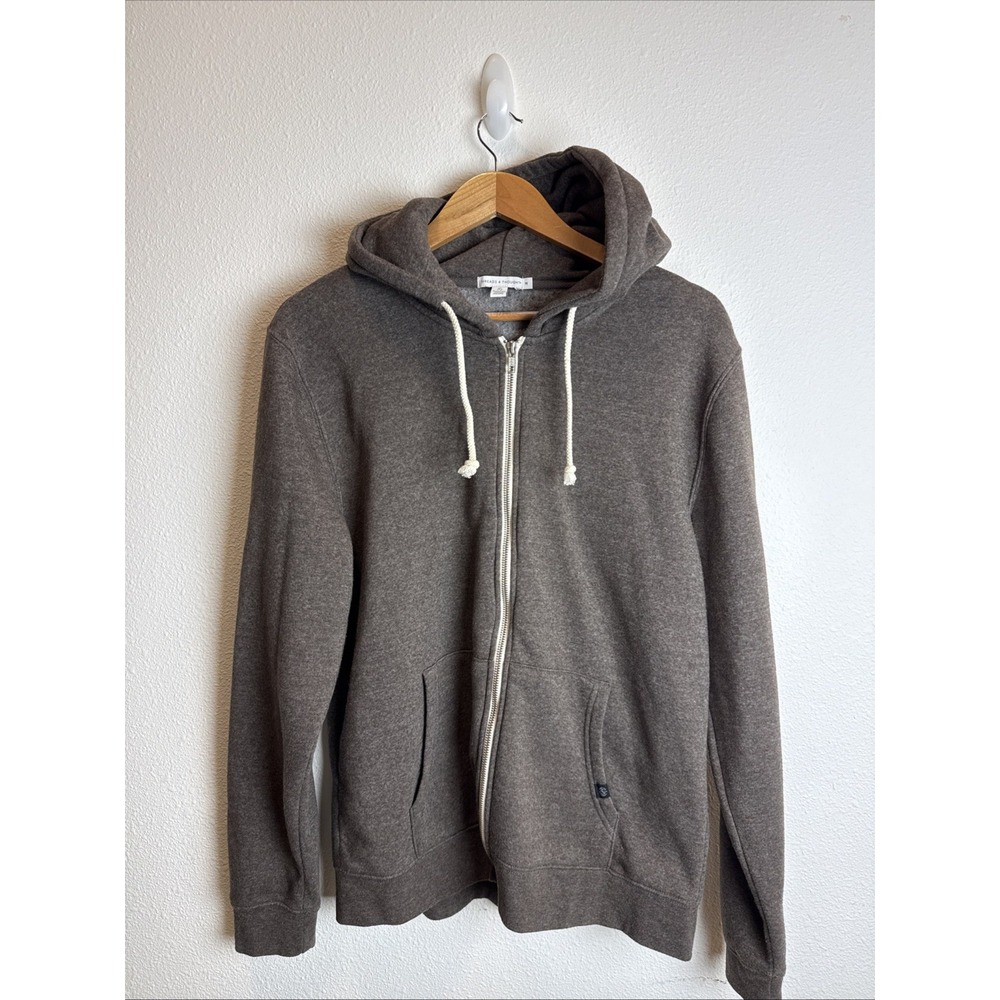 Threads 4 Thought Brown Size Men's  M Zip-Up Hoodie Soft‎